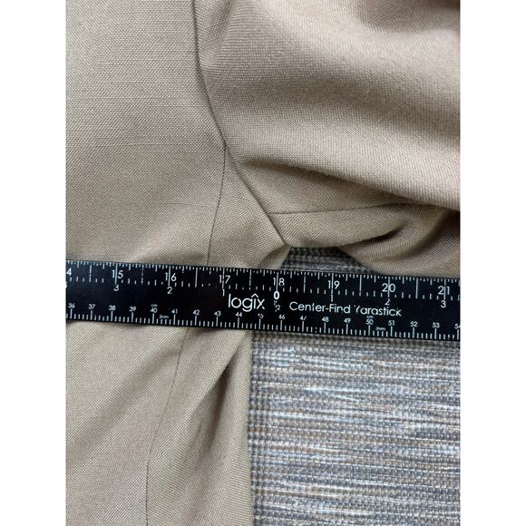 Kasper Blazer Jacket Womens Sz 8 Brown Single Breasted 3 Buttons Casual Career - Picture 7 of 7